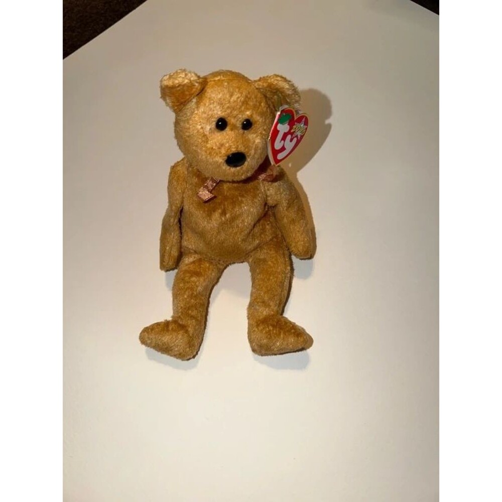 Cashew the bear beanie baby
